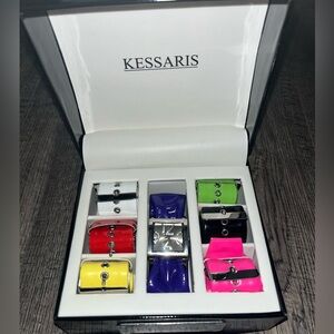 Kessaris Leather Watch Set - Interchangeable